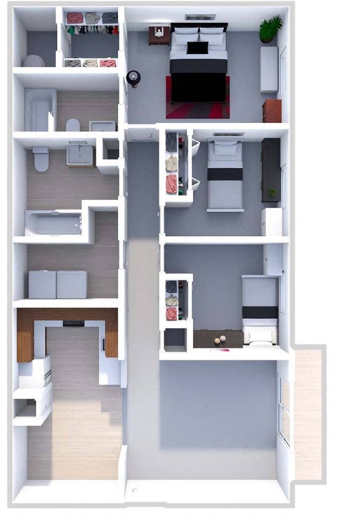 a floor plan of a small apartment